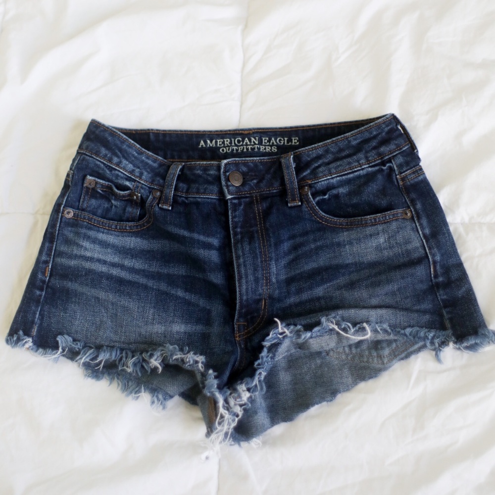 American eagle high rise festival shorts